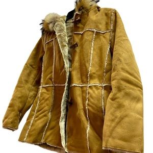 Andrew Marc Fur Lined Youth Coat